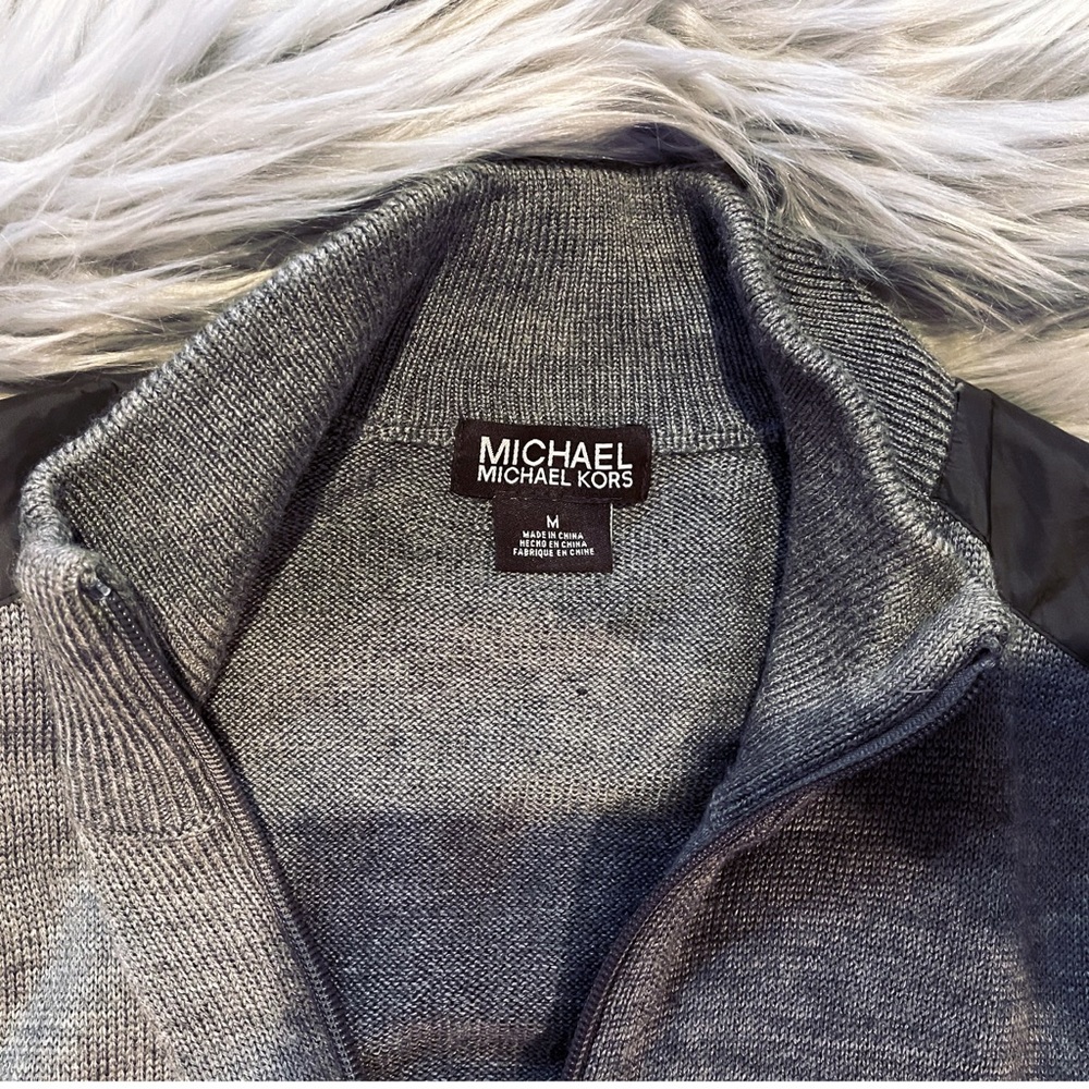 Michael Kors Zip Up Sweater/cardigan men’s medium - Picture 3 of 7